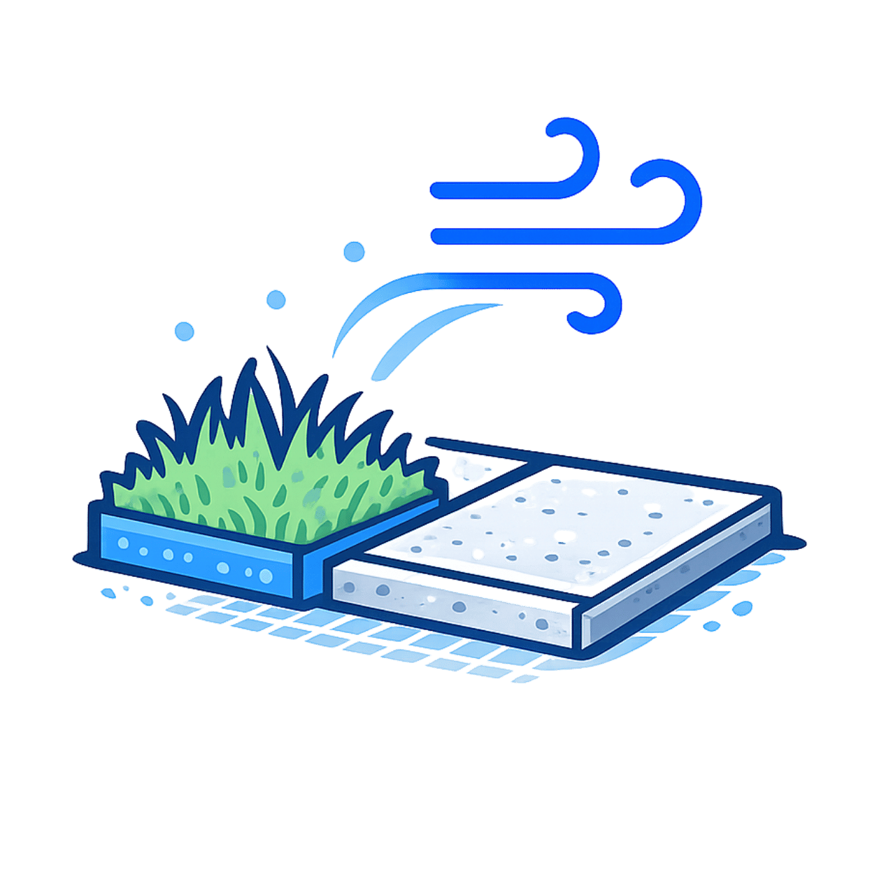 Turf and patio odor